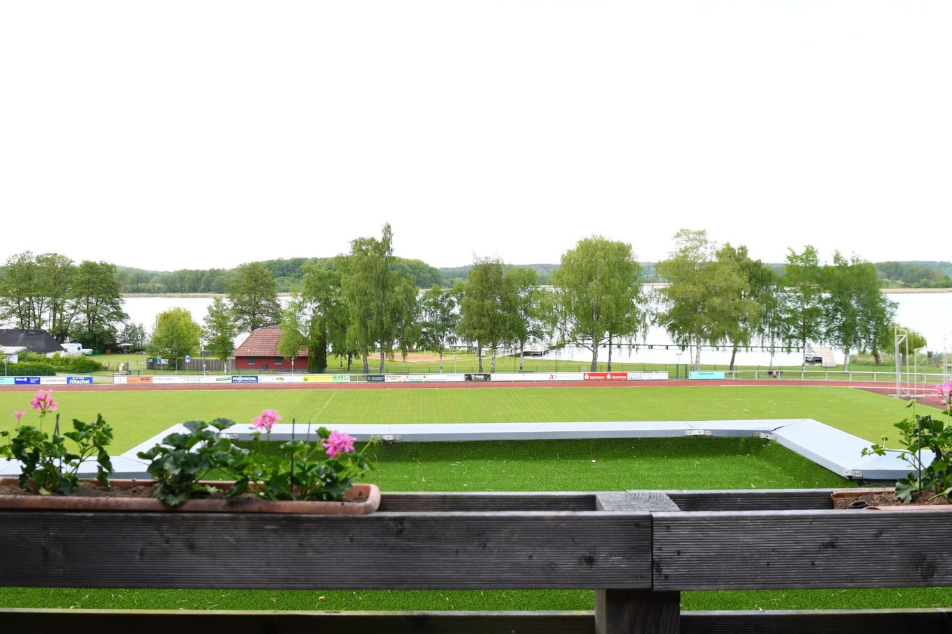 Blick vom Balkon